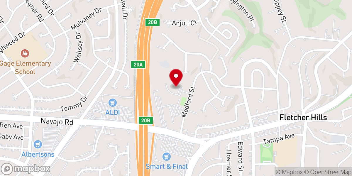 Map showing location of St Ephrem Maronite Catholic Church