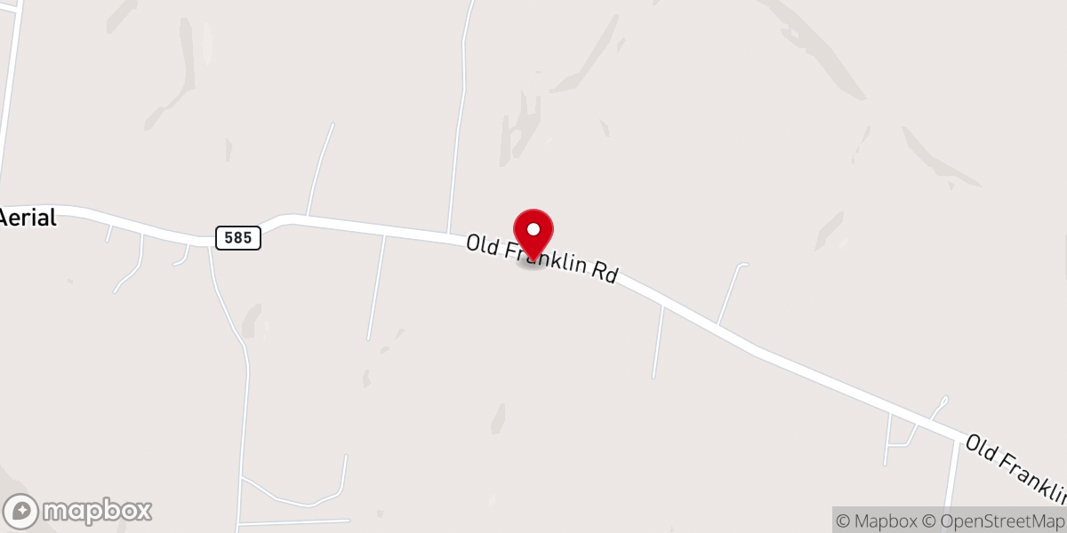 Map showing location of Shiloh Church