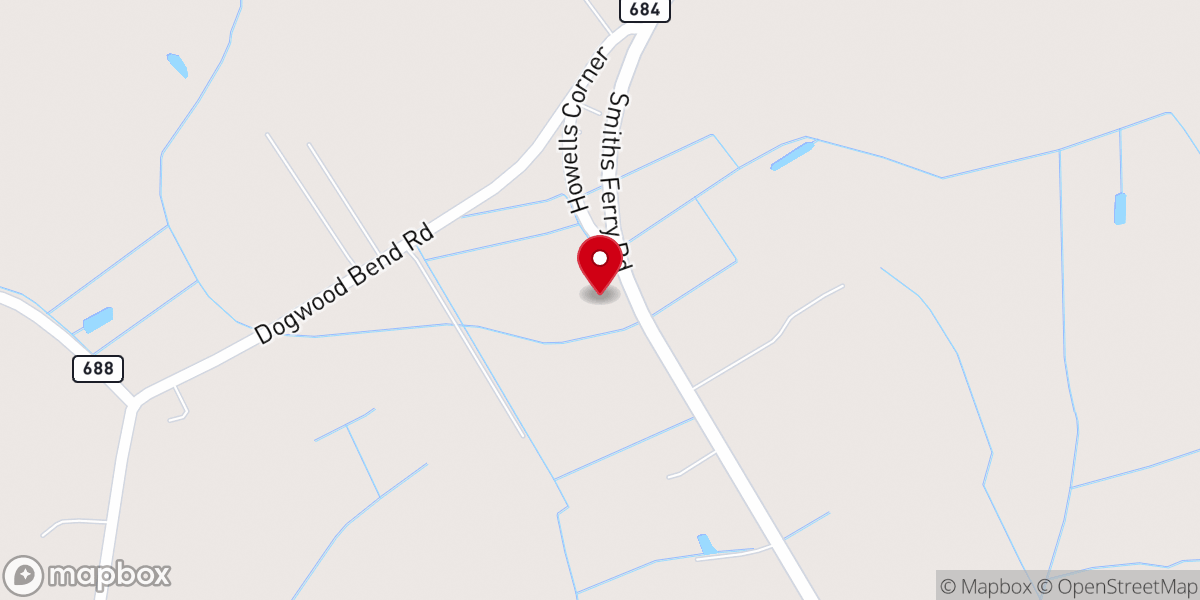 Map showing location of The Harvest Christian Fellowship Church