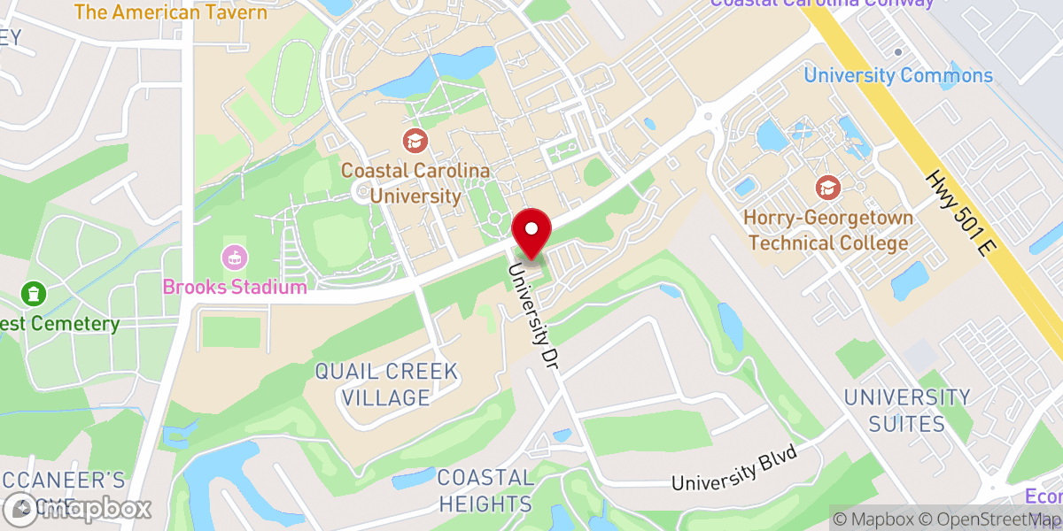 Map showing location of Lackey Chapel