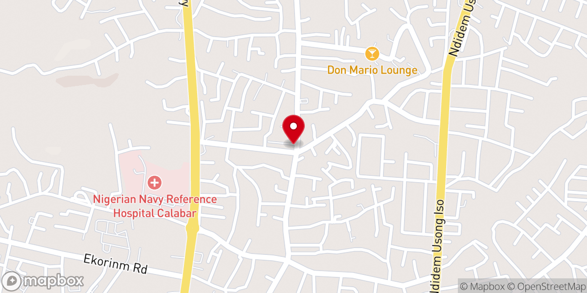 Map showing location of Christ Embassy Highway