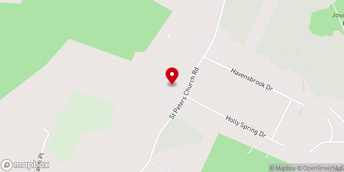 Map showing location of Bible Baptist Church Waldorf