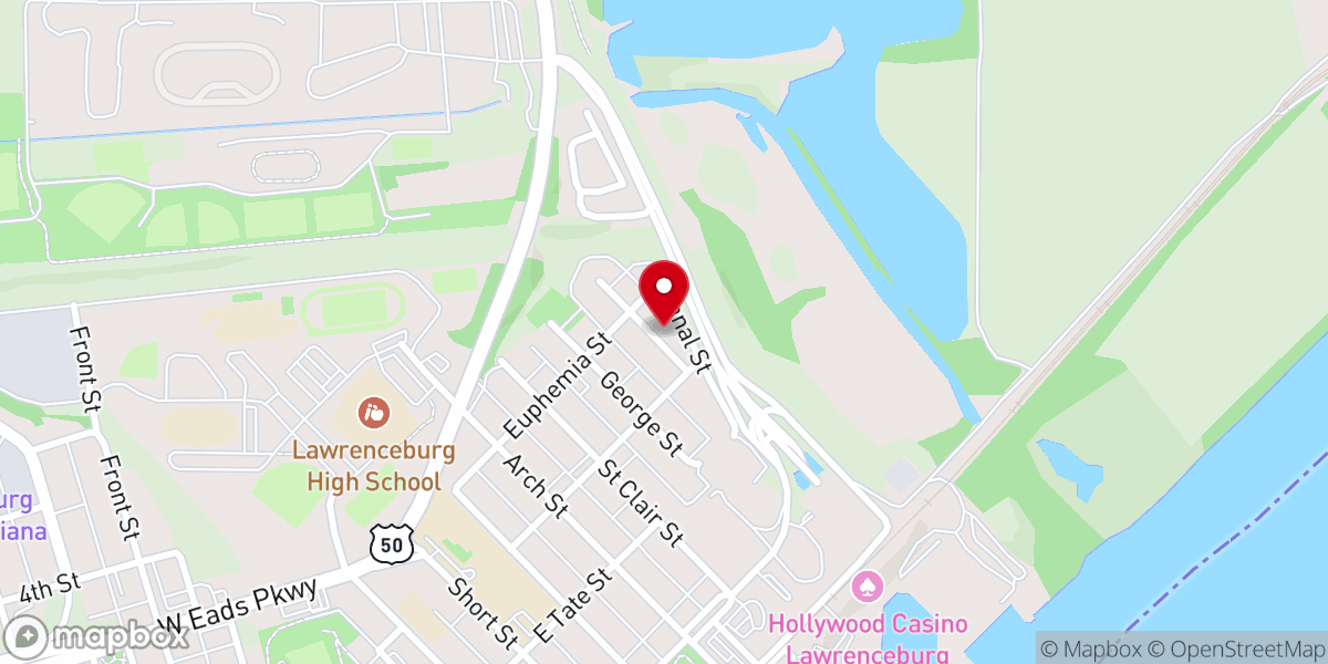 Map showing location of Union Valley Baptist Church