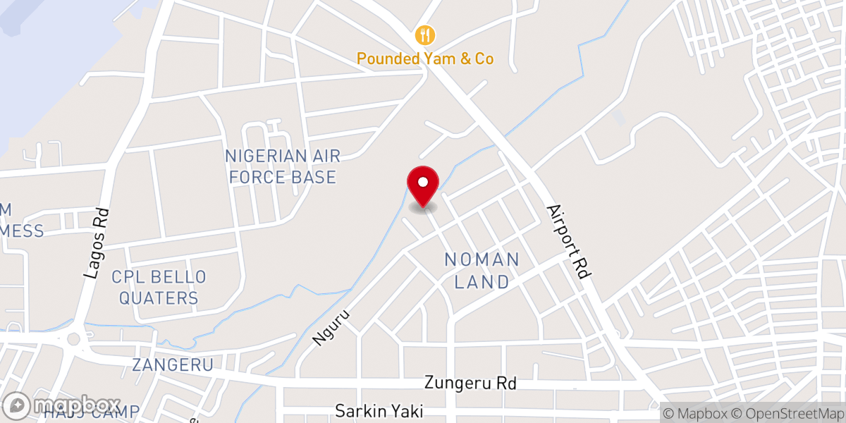 Map showing location of Calvary Life Assembly