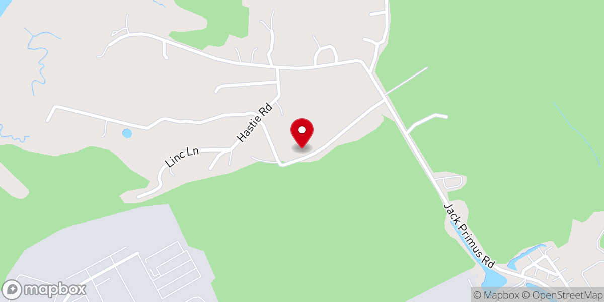 Map showing location of St. John A.M.E. Church