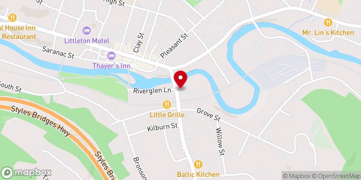 Map showing location of Catholic Charities NH - Littleton