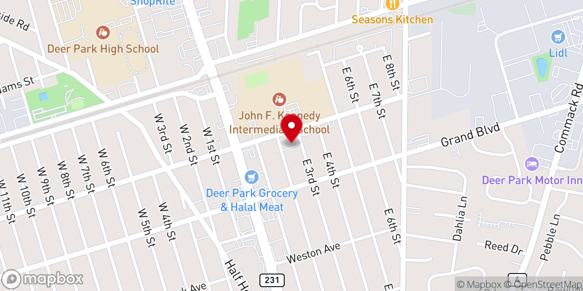 Map showing location of Deer Park Seventh Day Adventist Church Inc