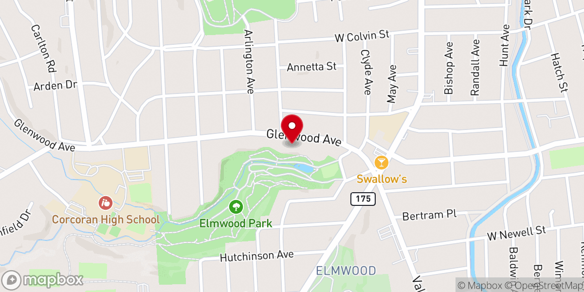Map showing location of Community Temple