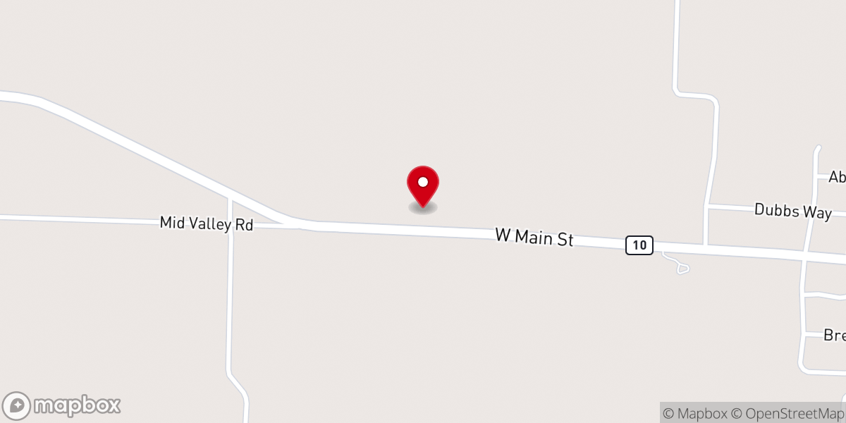 Map showing location of Living Word Tabernacle
