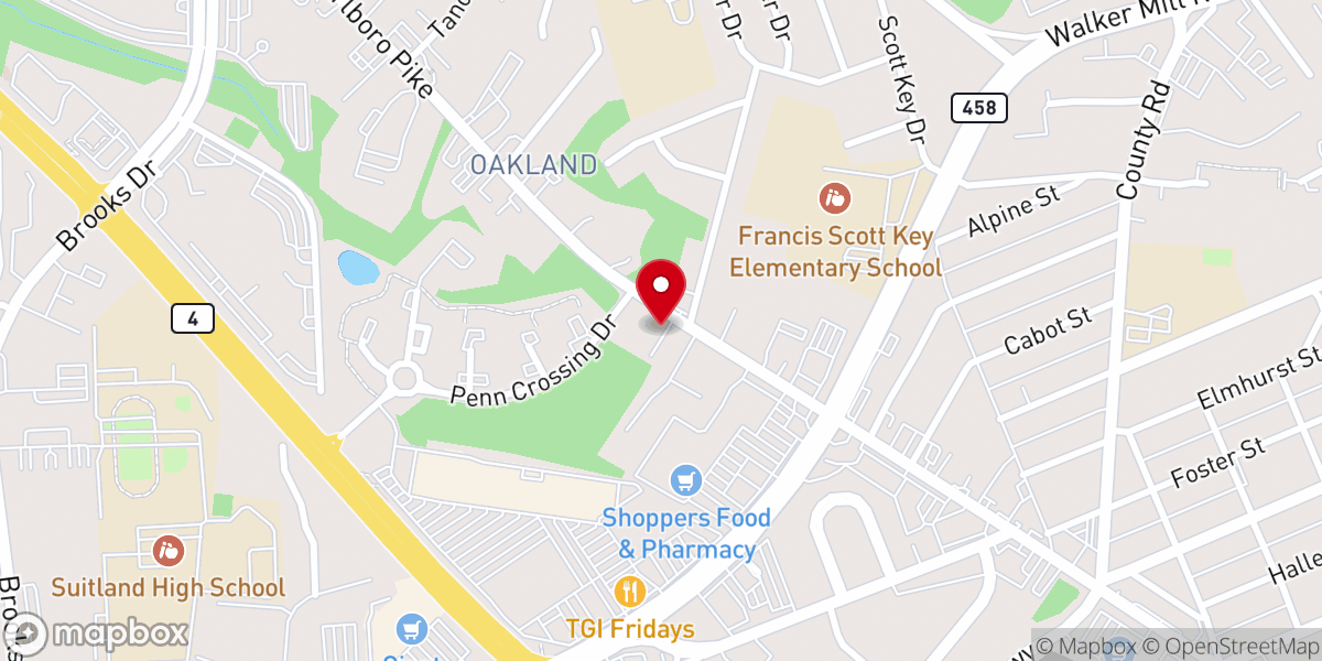 Map showing location of Word Power Baptist Church