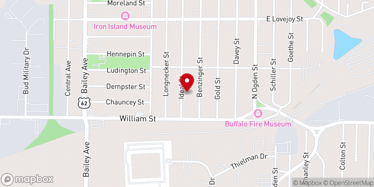 Map showing location of Saints Peter & Paul Orthodox Church