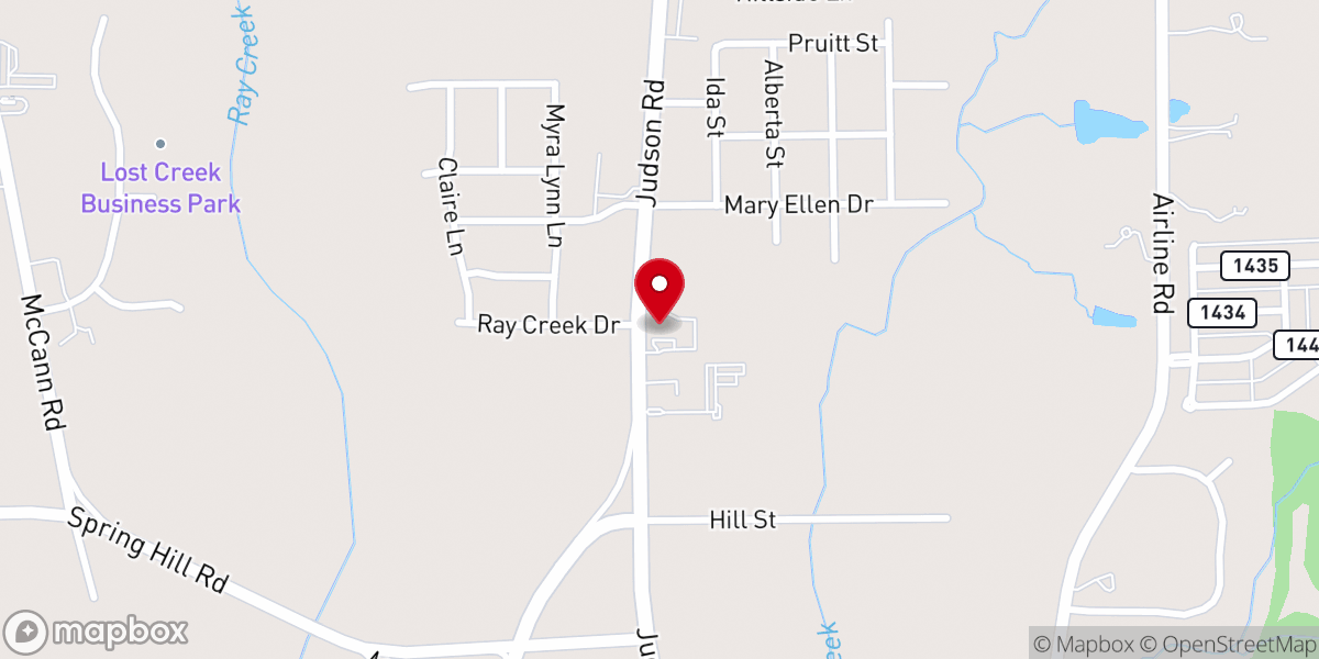 Map showing location of Longview EPC (Evangelical Presbyterian Church)