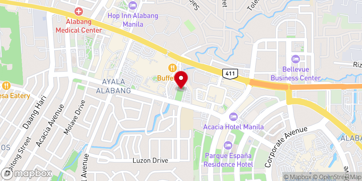 Map showing location of St. Jerome Emiliani and Sta. Susana Parish
