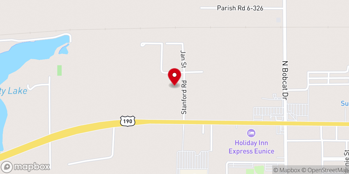 Map showing location of Faith Christian Worship Center