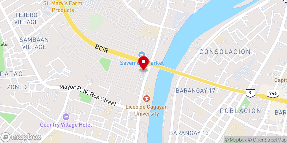 Map showing location of Santuario Eucaristico - Sacred Heart Parish