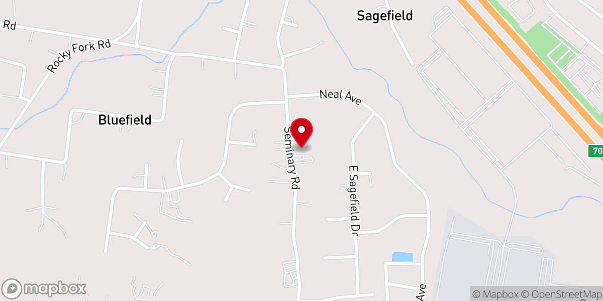 Map showing location of Fresh Vision Church