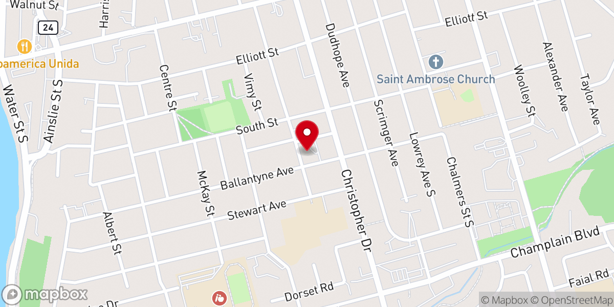 Map showing location of Cornerstone UPC