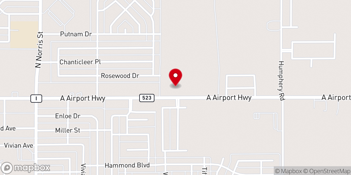 Map showing location of High Plains Baptist Church