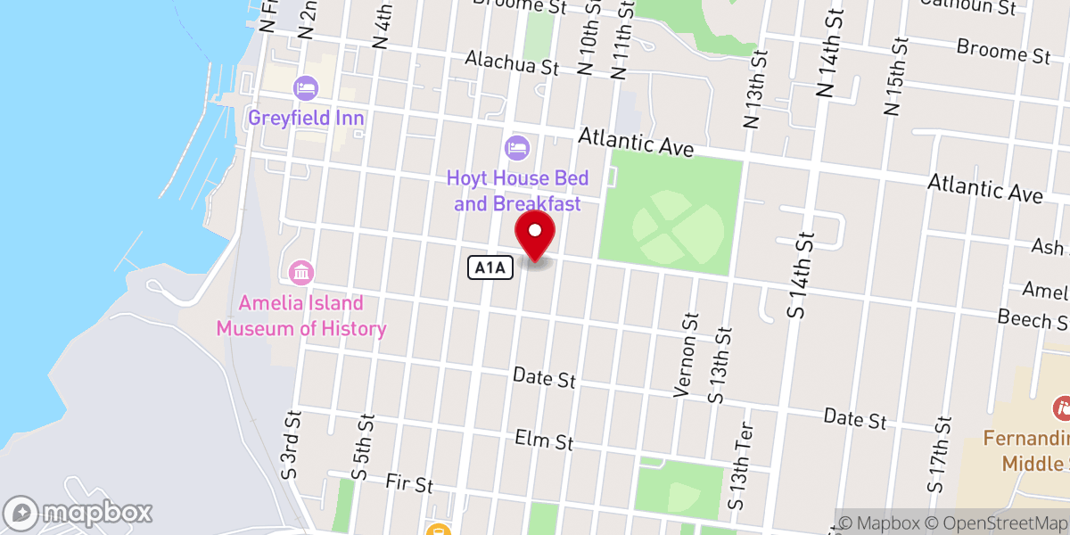 Map showing location of Macedonia African Methodist Episcopal Church