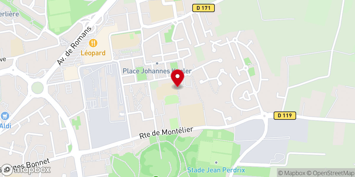 Map showing location of Chapelle Notre Dame de Tous Pays