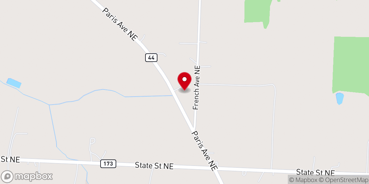 Map showing location of Paris Ave Christadelphians