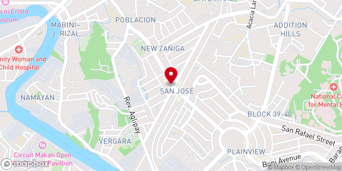 Map showing location of Hope of Life Christian Ministries - Mandaluyong
