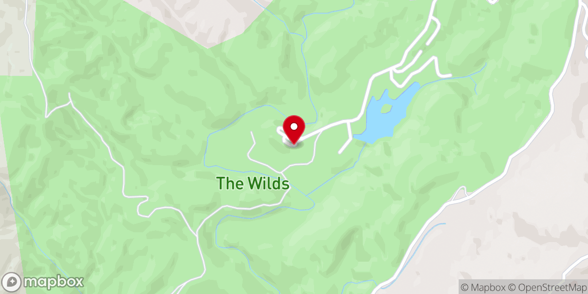 Map showing location of The Wilds