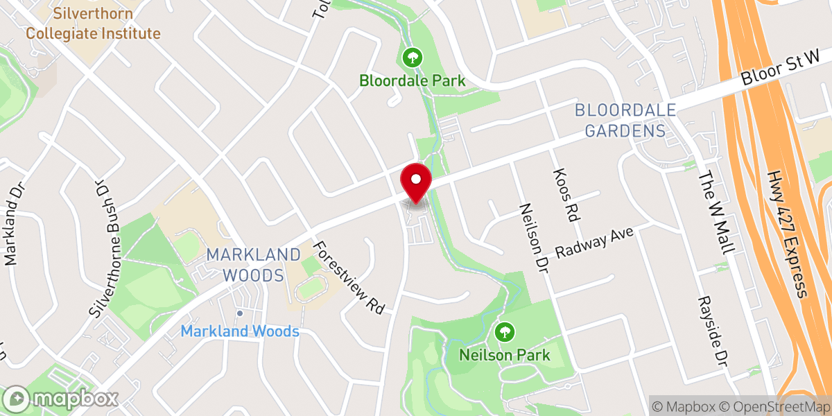 Map showing location of Saint Clement Catholic Church