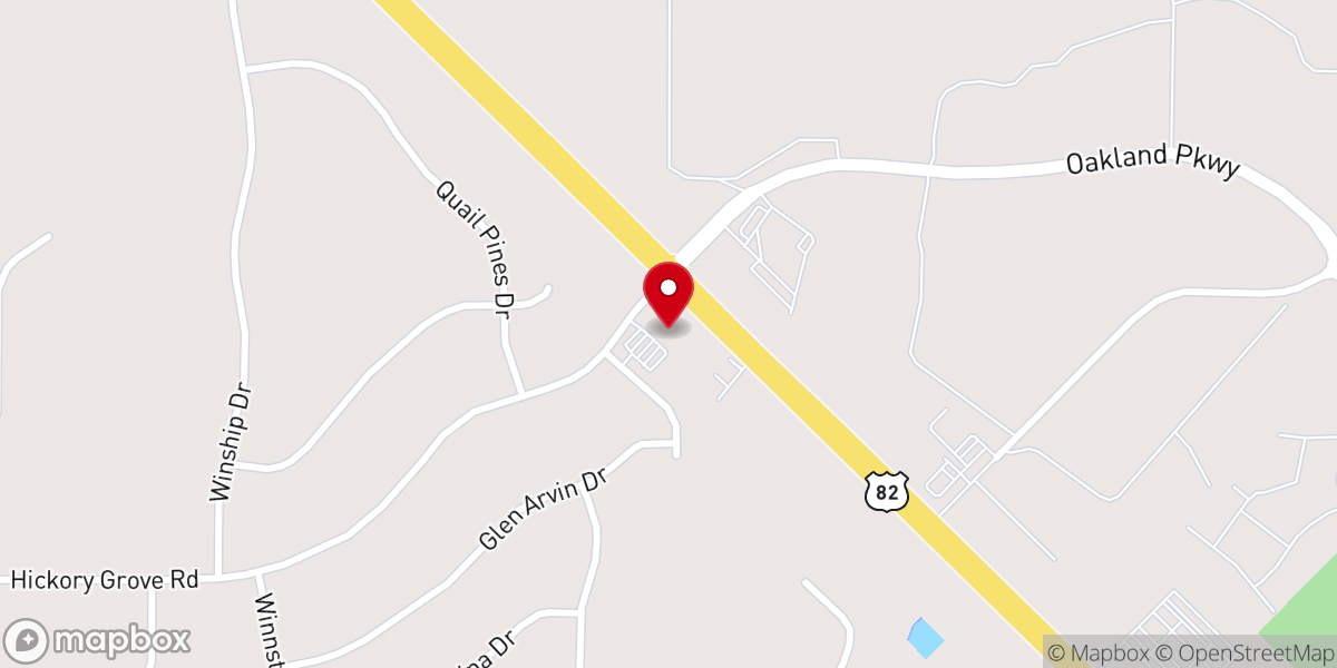 Map showing location of Real Faith Church