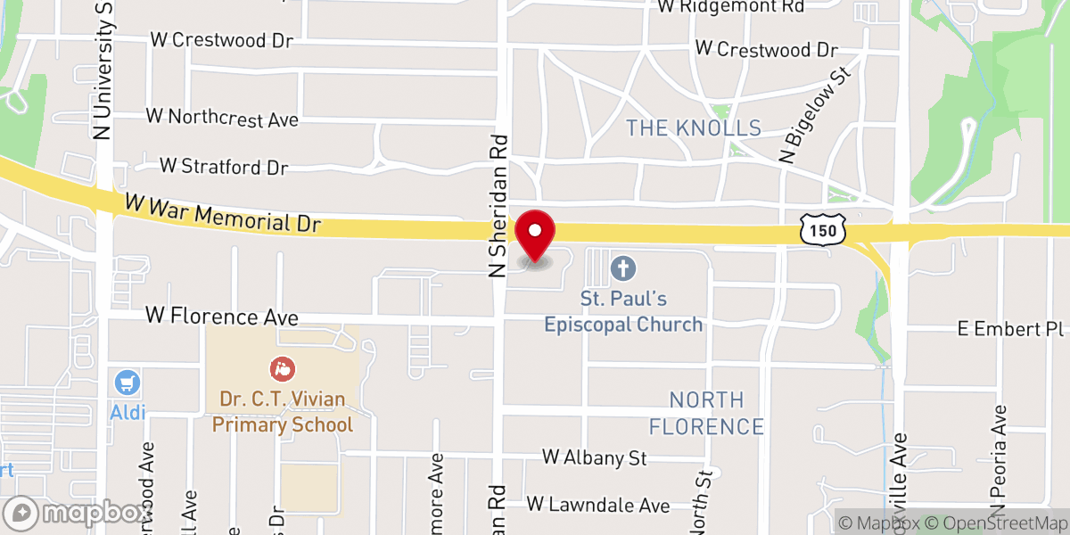 Map showing location of New Hope International Ministry