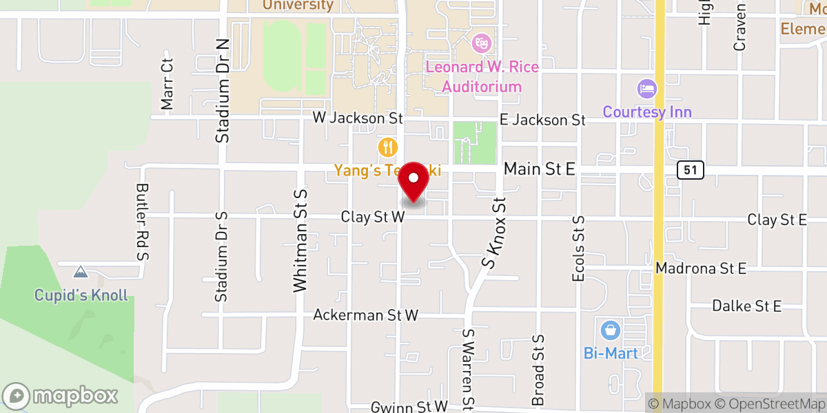Map showing location of Community Life Church