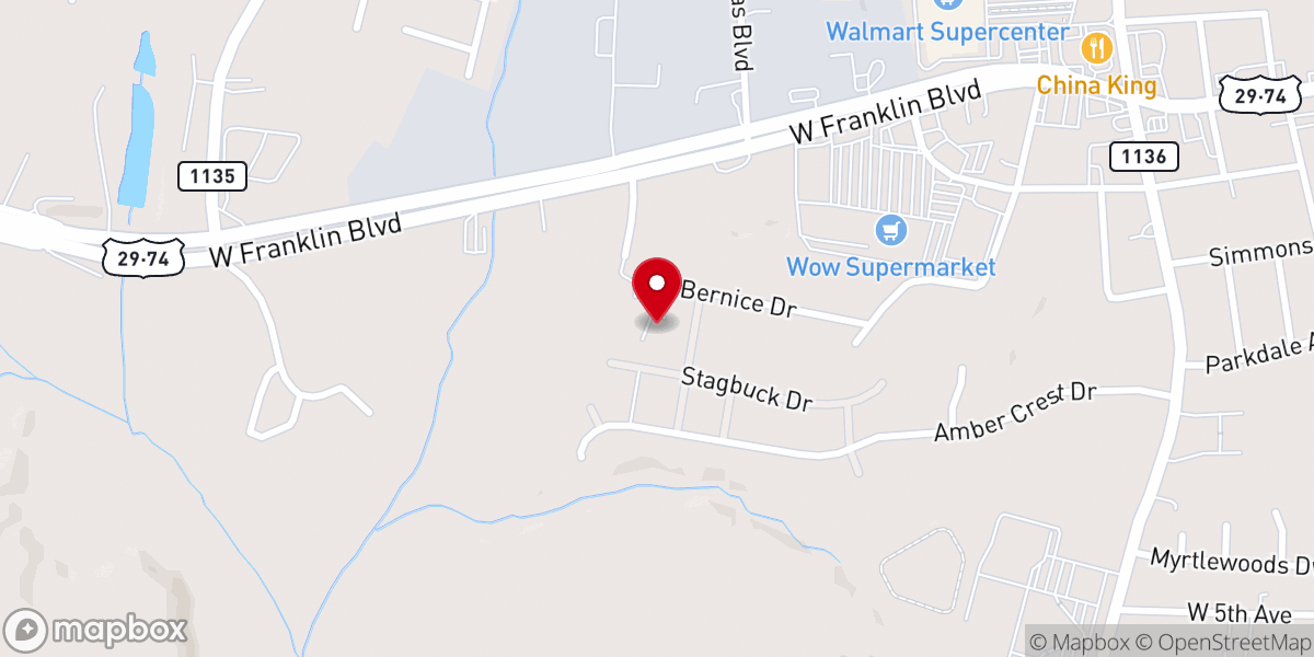 Map showing location of Spoken Word Tabernacle