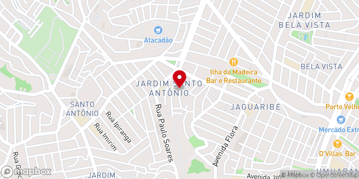 Map showing location of Assembléia De Deus Ministério Família