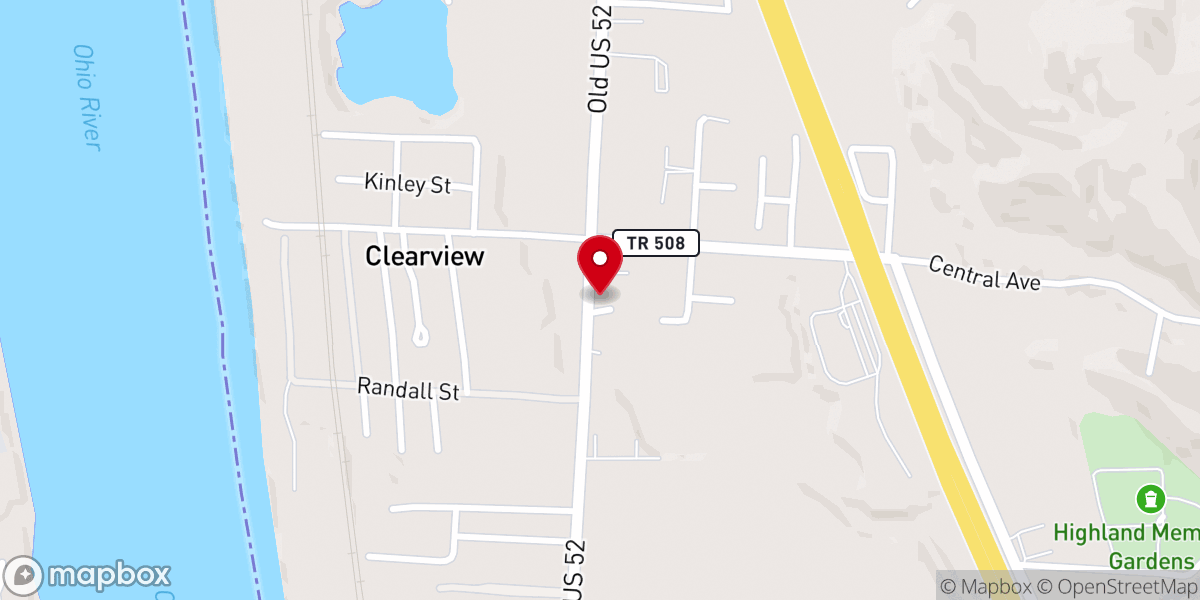 Map showing location of First Church of God