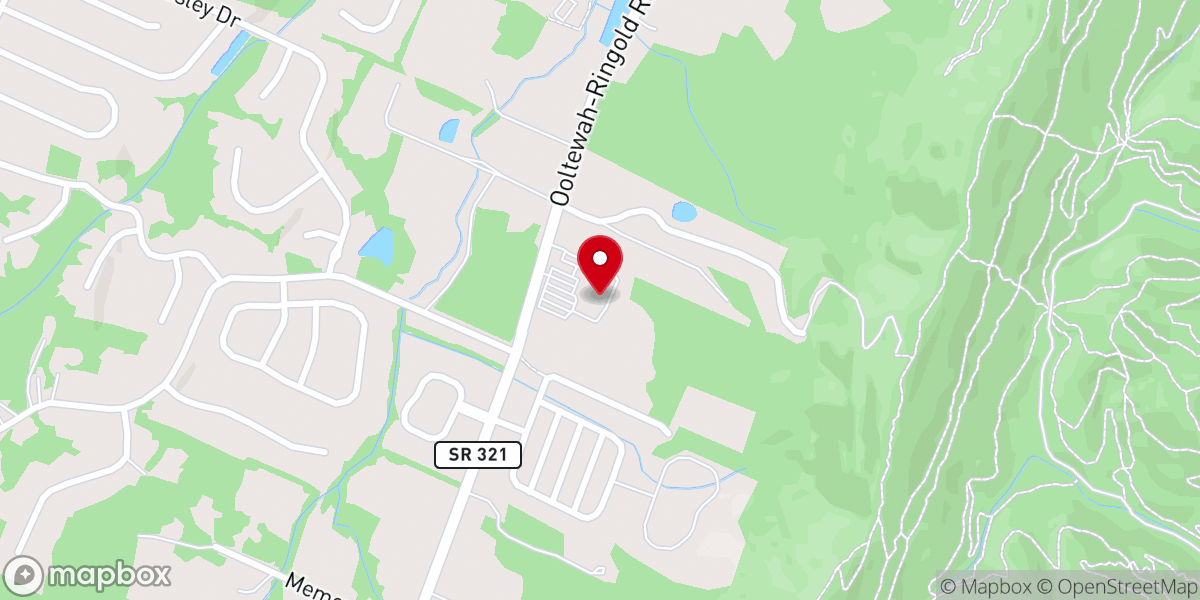 Map showing location of Eastwood Church