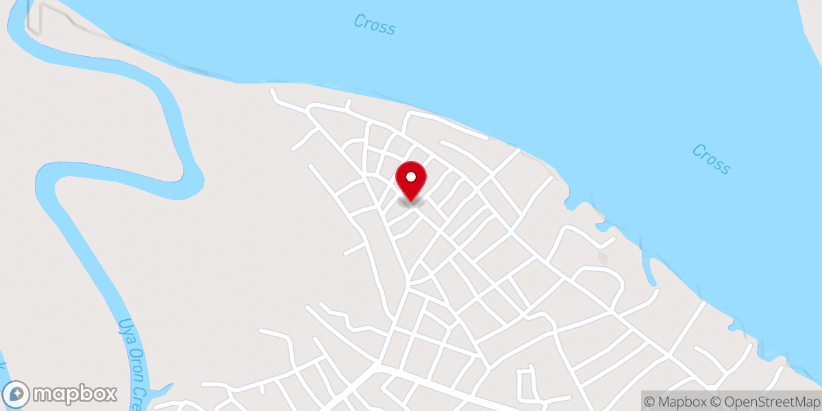 Map showing location of St. Mark Catholic Church