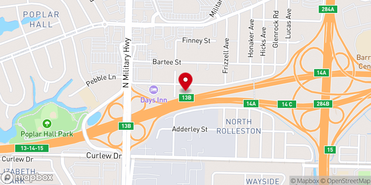 Map showing location of Filipino Independent Baptist Church