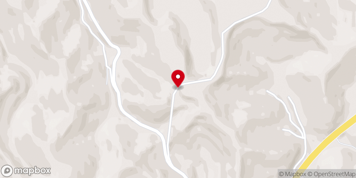 Map showing location of Blair Memorial Baptist Church