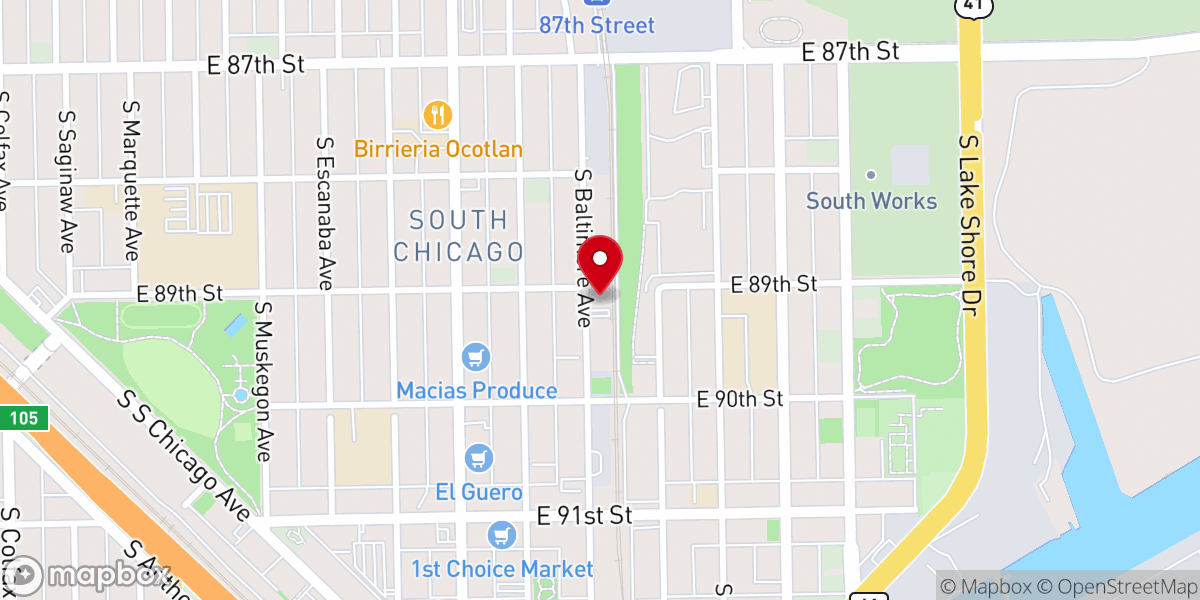 Map showing location of South Haitian Church of God