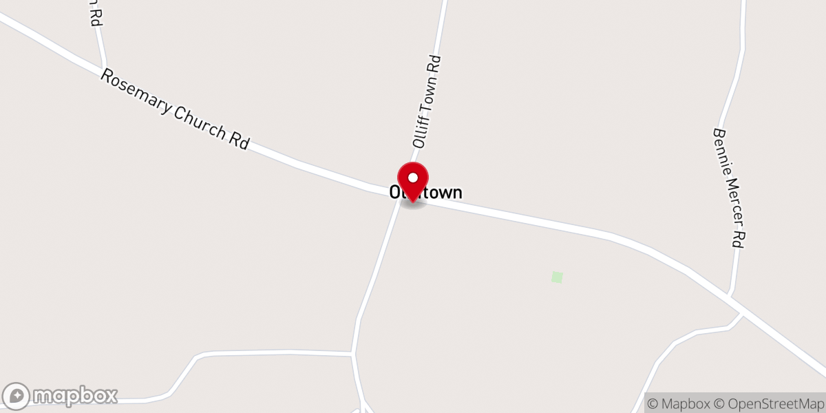 Map showing location of Iglesia Adventista del Séptimo Día Hispana de Metter / Metter Hispanic Seventh-Day Adventist Church
