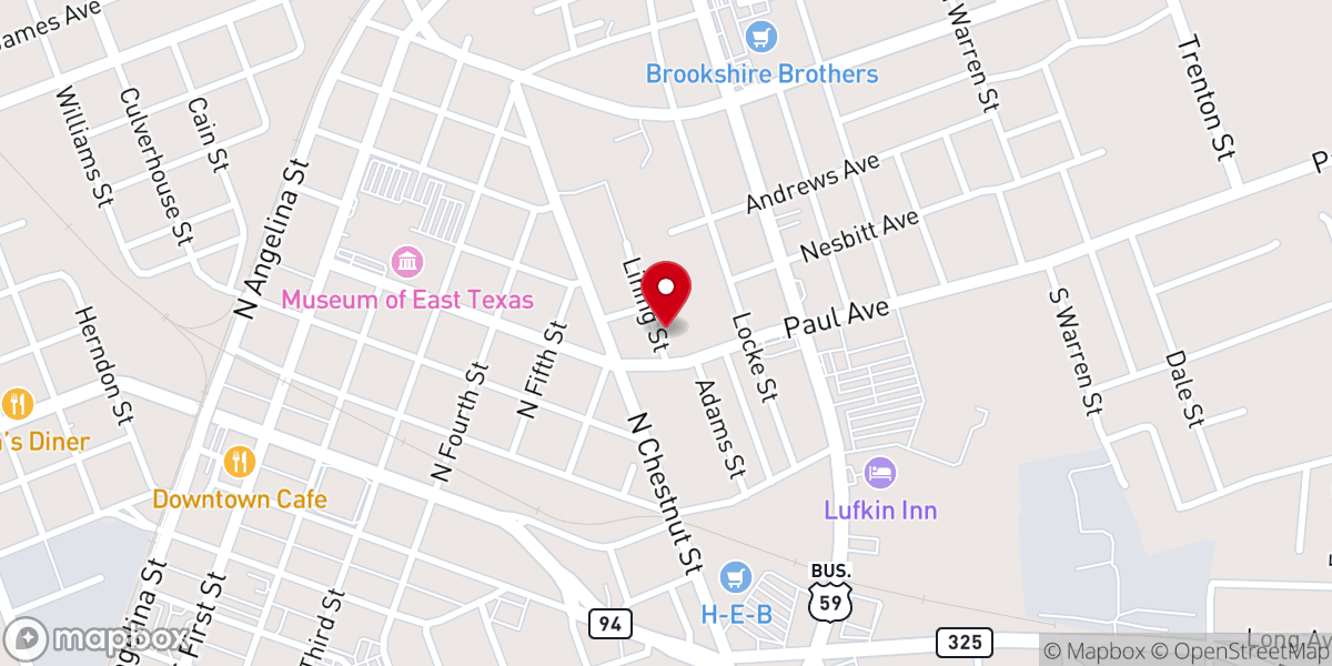 Map showing location of Long Chapel CME Church