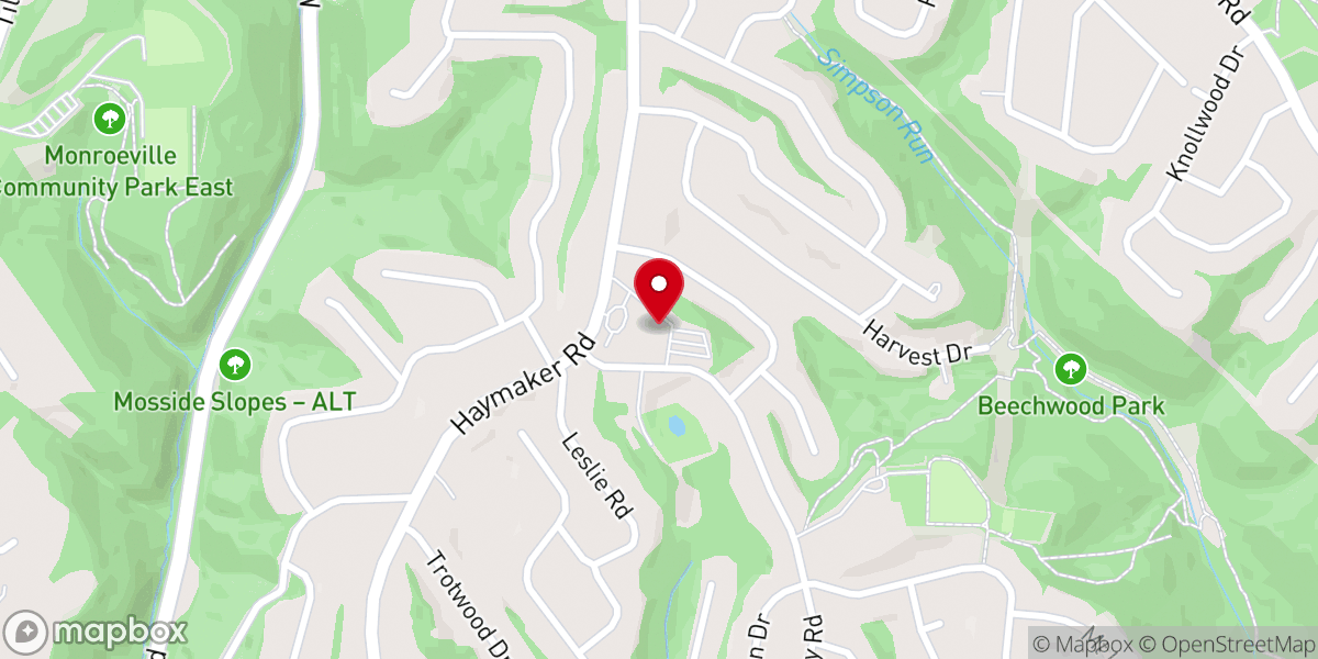 Map showing location of Cross Roads Food Pantry - Food Distribution Center