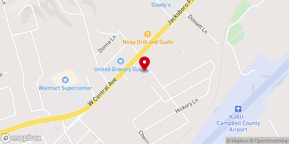 Map showing location of LaFollette Seventh-day Adventist Church