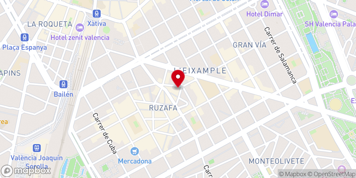 Map showing location of Hermanos Franciscanos