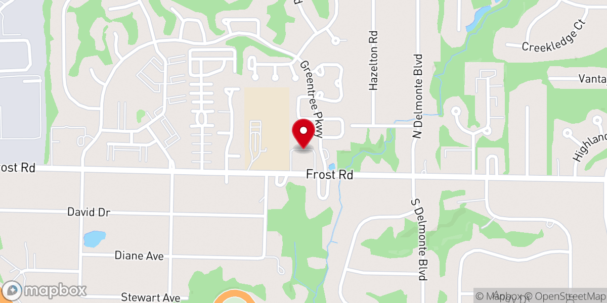 Map showing location of King of Glory Brethren in Christ Church