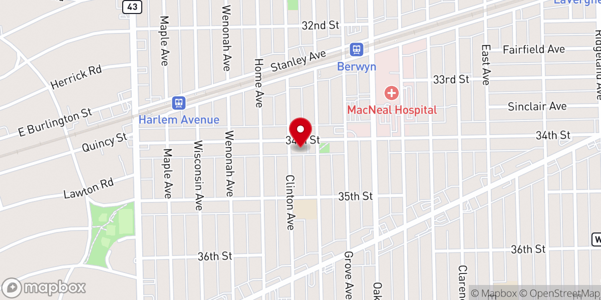 Map showing location of Jesus es el Camino