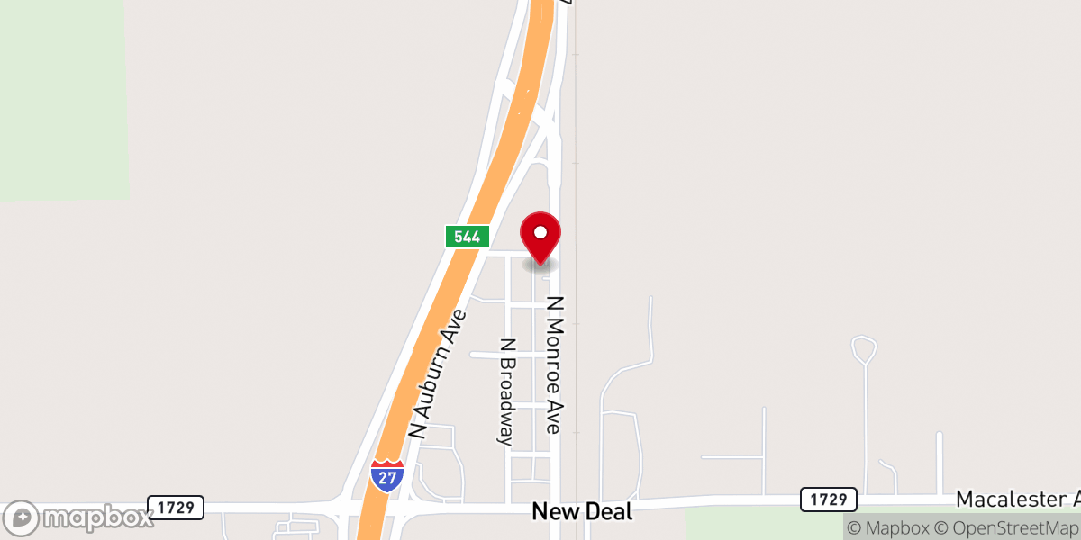 Map showing location of Our Lady Queen of the Apostles Catholic Church