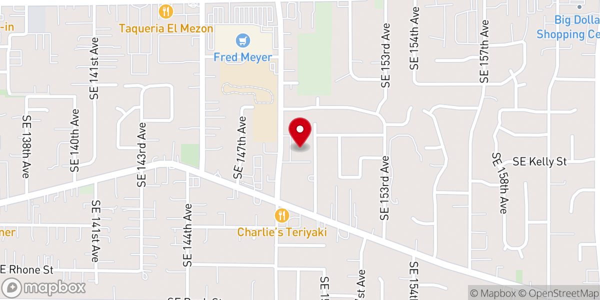 Map showing location of Eastside Imago Dei