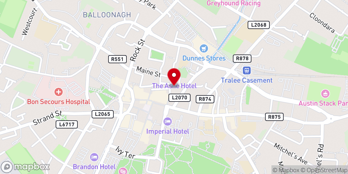 Map showing location of Abbey Veterinary Centre