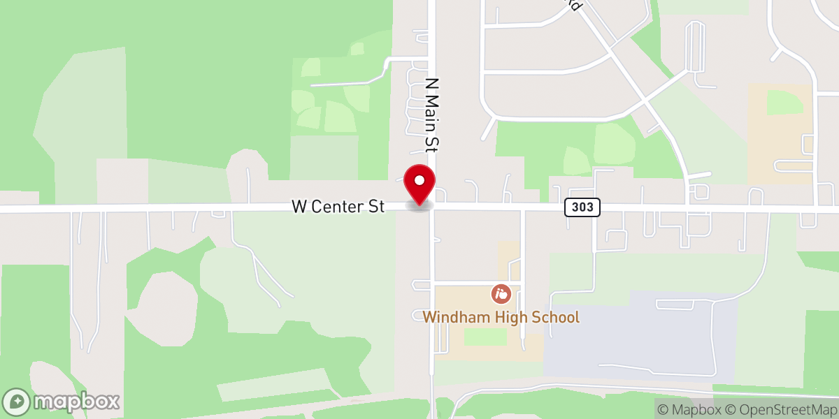 Map showing location of Windham